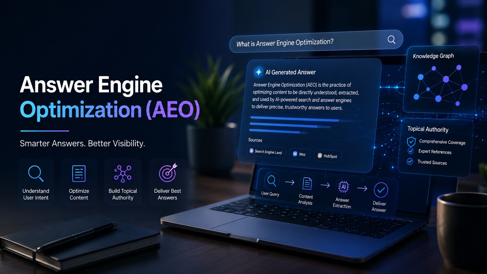 Answer Engine Optimization (AEO) strategy for AI search visibility