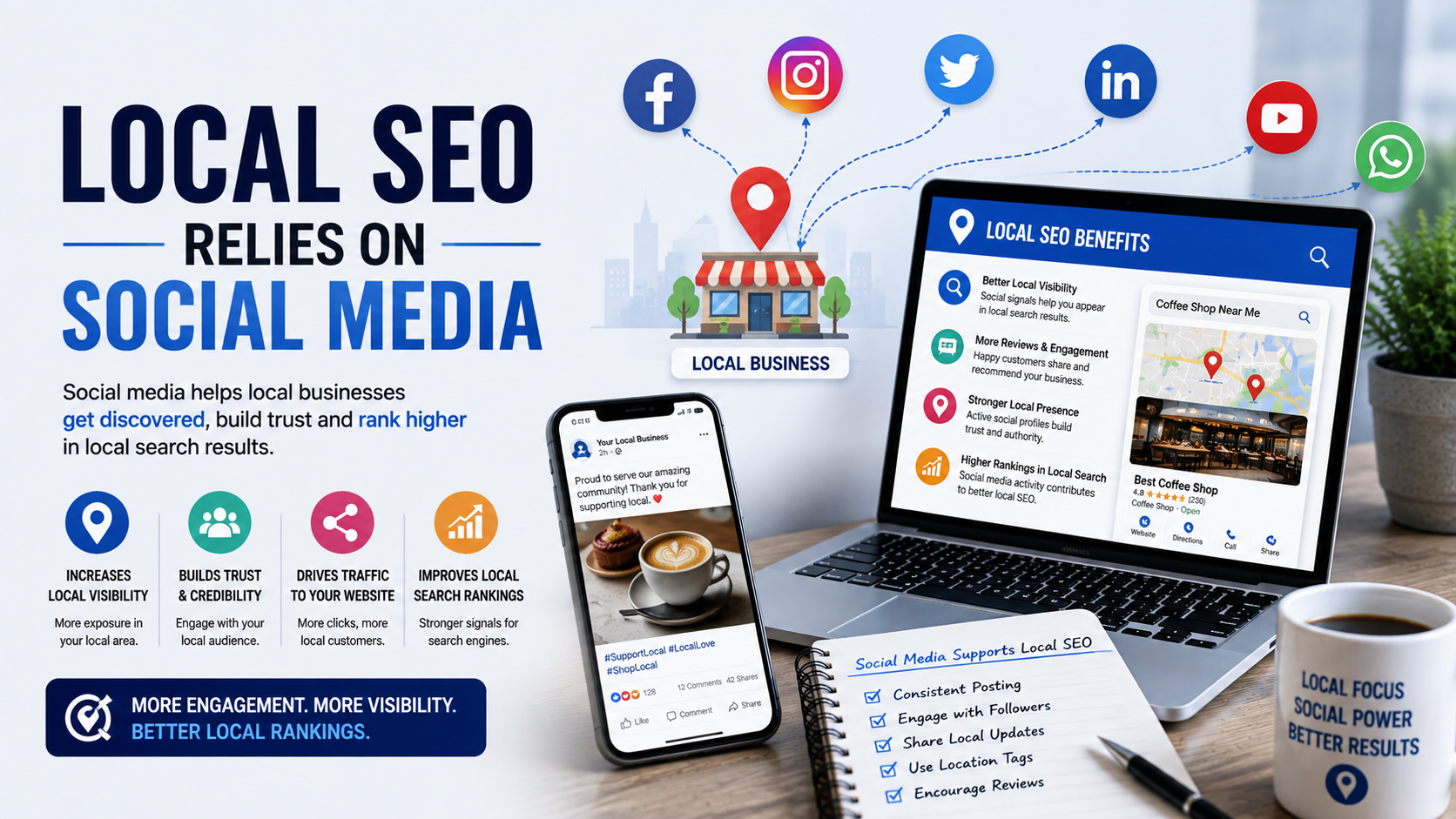 Local SEO Relies on Social Media
