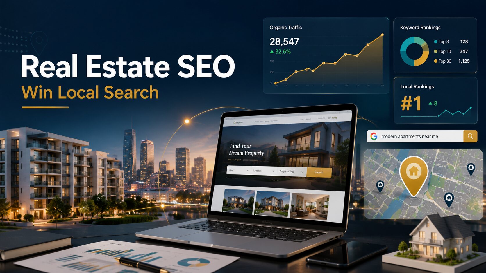 Real estate SEO strategy for property websites